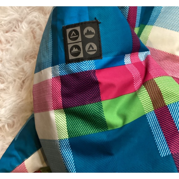 DARE2b ARED 5000 1 GIRLS PLAID WINTER SKI  COAT SZ. 13/14 - Picture 13 of 16